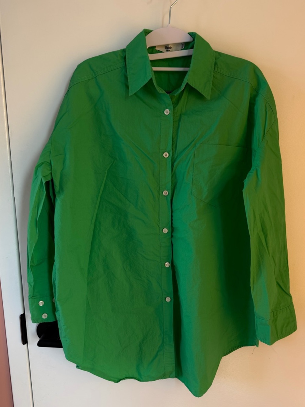 The Frankie Shop Green Button-Down Shirt
